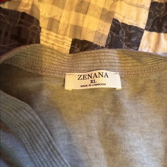 Gray snap button Cardigan - Picture 2 of 3